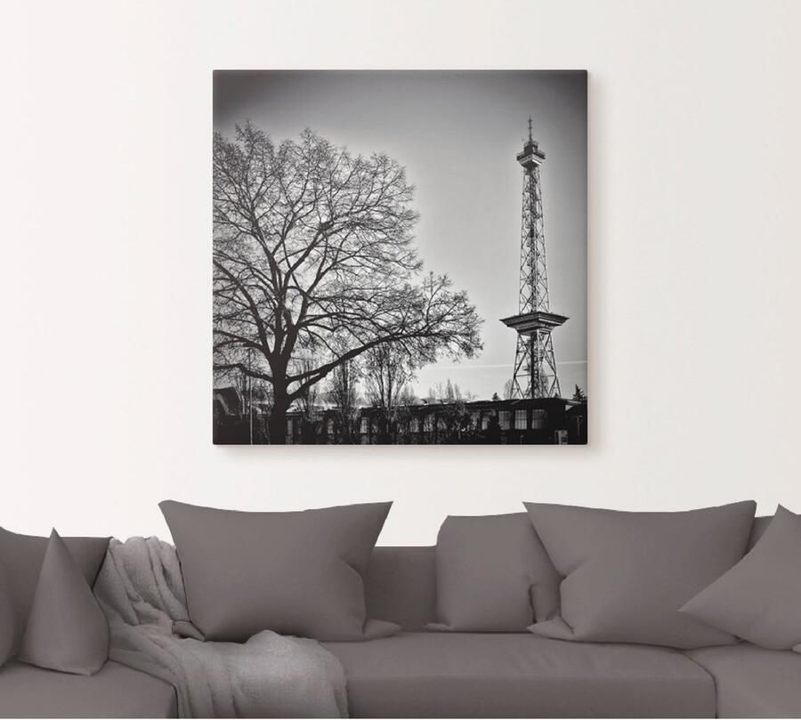 Artland Artprint op linnen Berlijn radiotoren - Foto 4