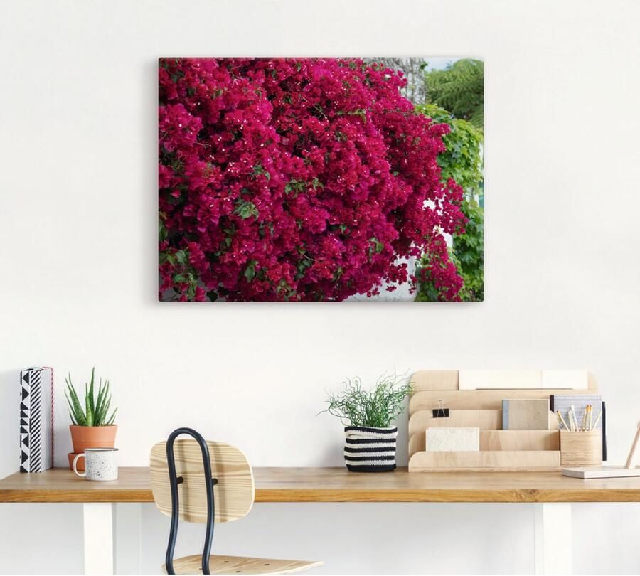 Artland Artprint op linnen Bloemen gespannen op een spieraam - Foto 3