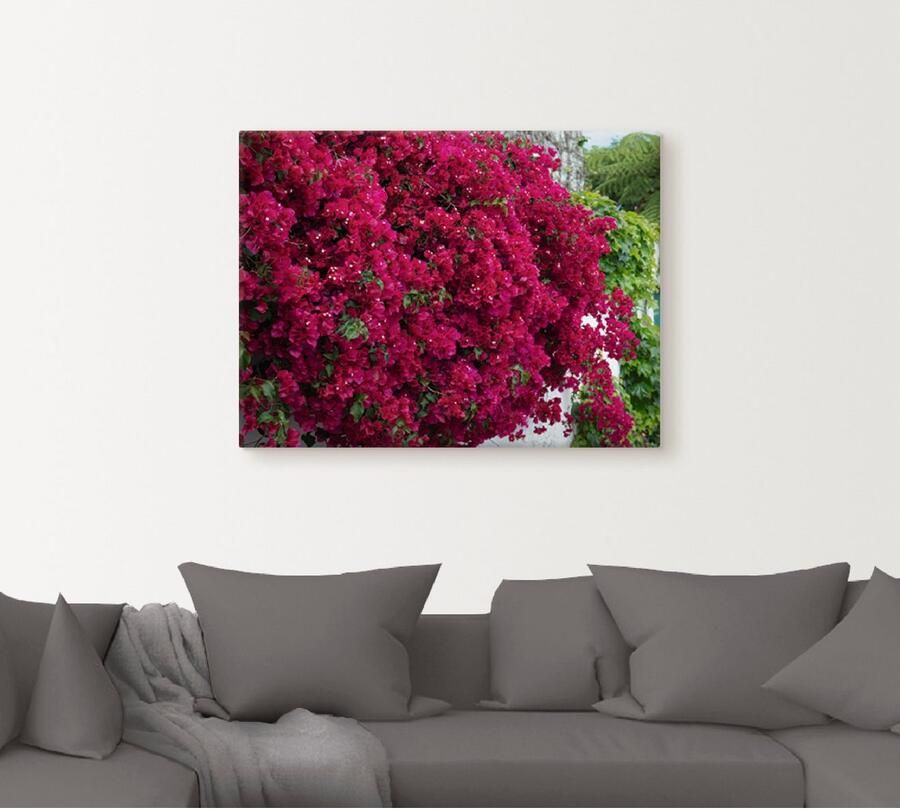 Artland Artprint op linnen Bloemen gespannen op een spieraam - Foto 4