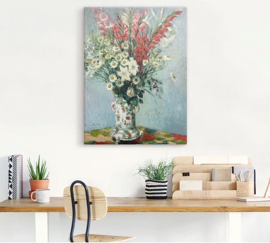 Artland Artprint op linnen Bos bloemen gespannen op een spieraam - Foto 3