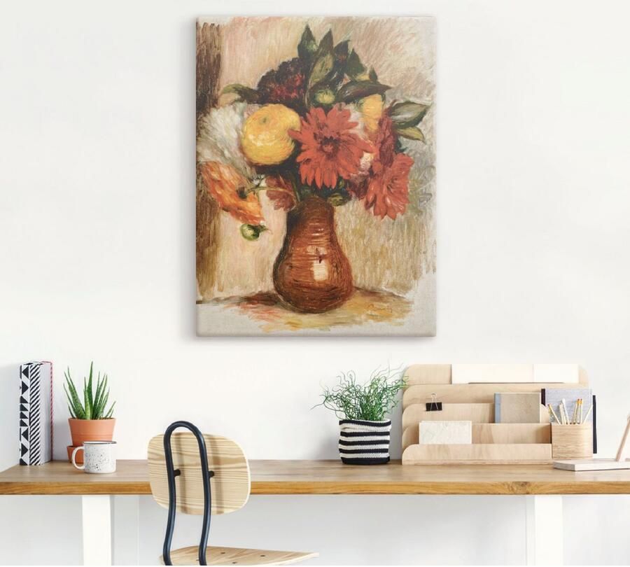 Artland Artprint op linnen Bos bloemen in een kan. gespannen op een spieraam - Foto 3