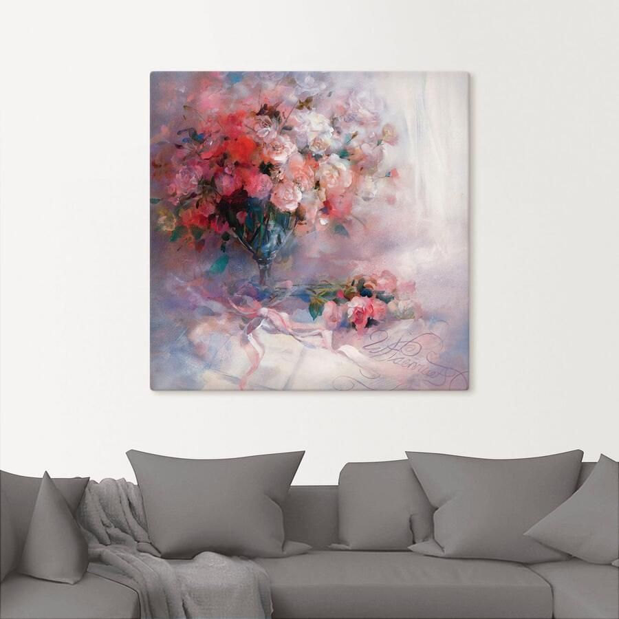 Artland Artprint op linnen Bos rozen - Foto 2