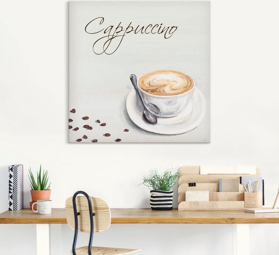Artland Artprint op linnen Cappuccino II - Foto 5
