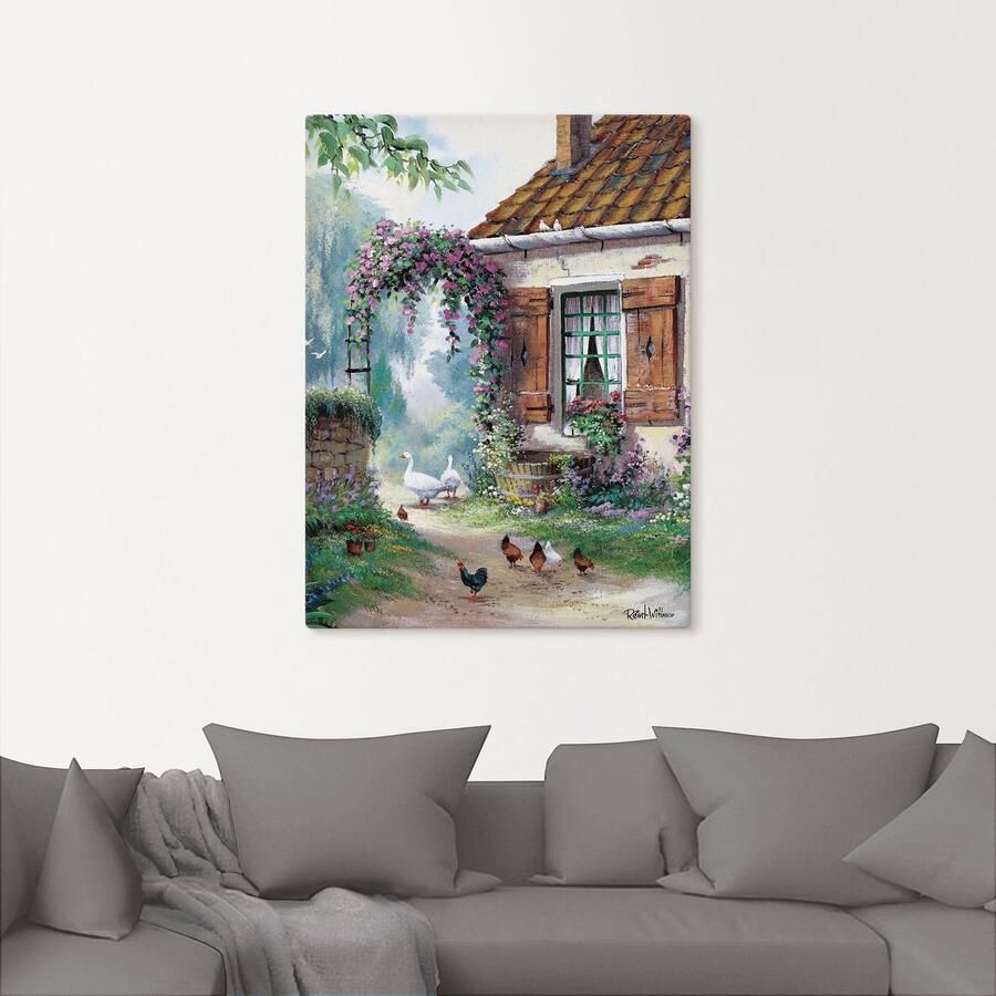 Artland Artprint op linnen De boerderij - Foto 2