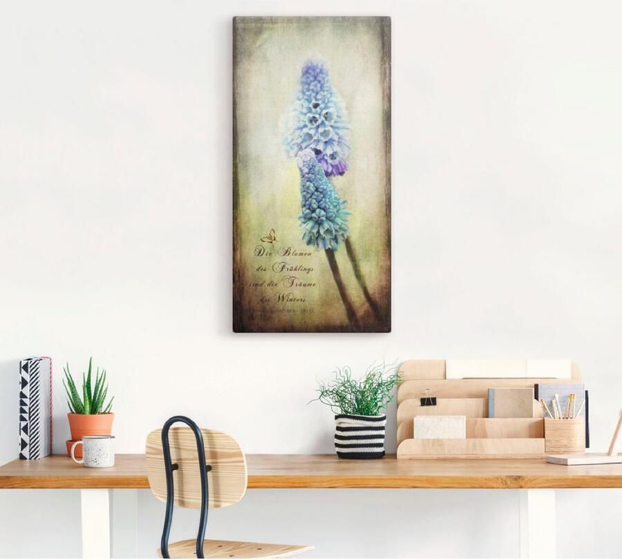 Artland Artprint op linnen De lente komt gespannen op een spieraam - Foto 3