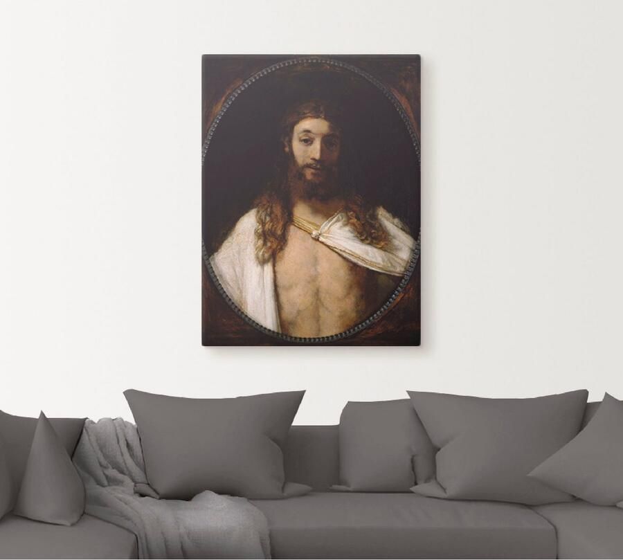 Artland Artprint op linnen De opgestanee Christus. 1661 - Foto 4