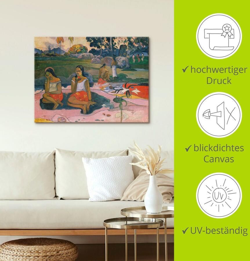 Artland Artprint op linnen De schitterende bron (NAVE MOE) - Foto 2