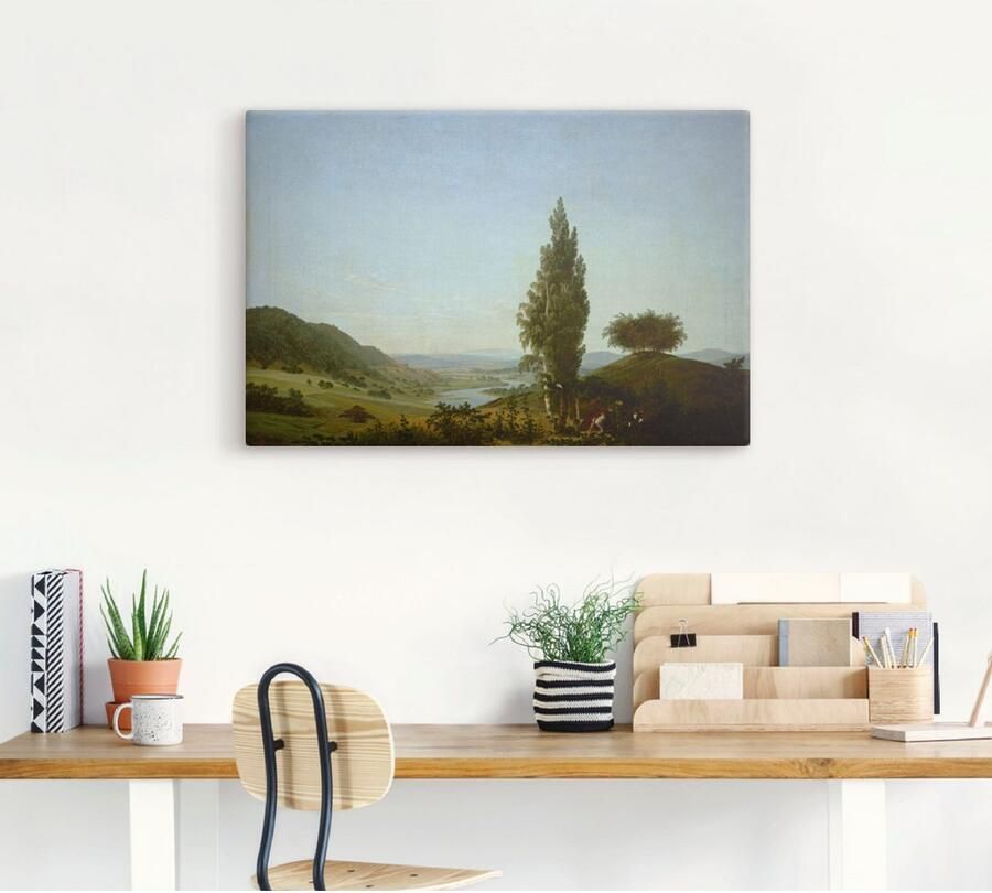 Artland Artprint op linnen De zomer. 1807 gespannen op een spieraam - Foto 3