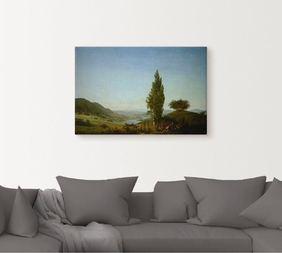 Artland Artprint op linnen De zomer. 1807 gespannen op een spieraam - Foto 4