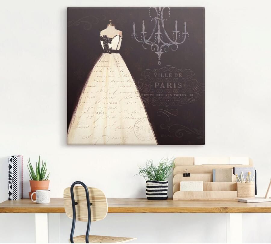 Artland Artprint op linnen Frans modelabel I - Foto 3