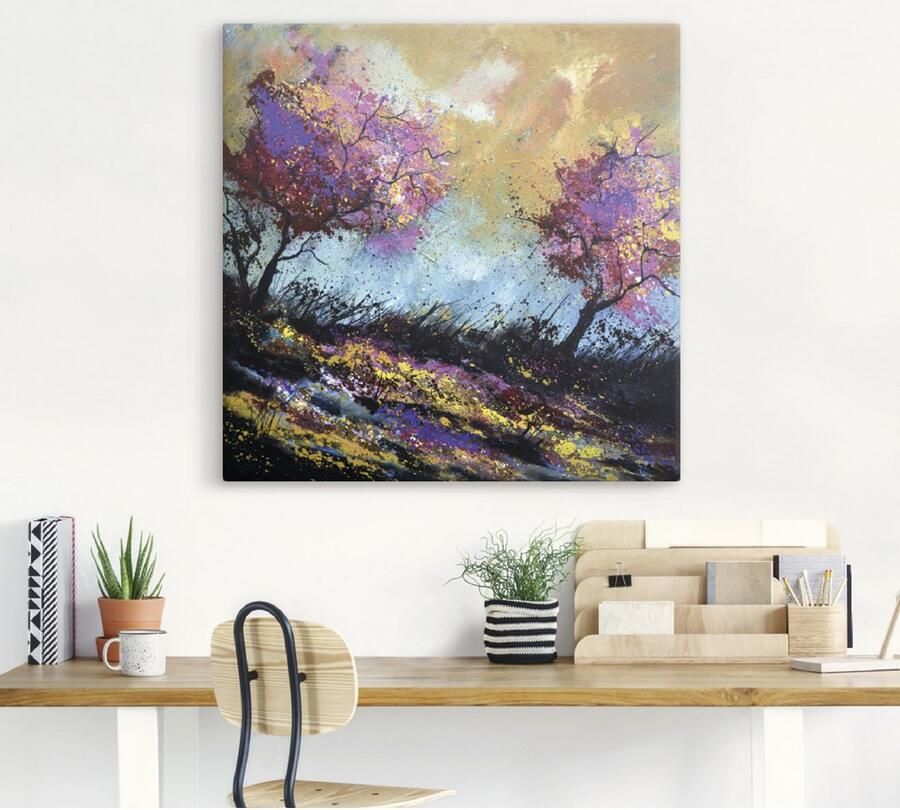 Artland Artprint op linnen Herfst-eiken - Foto 4