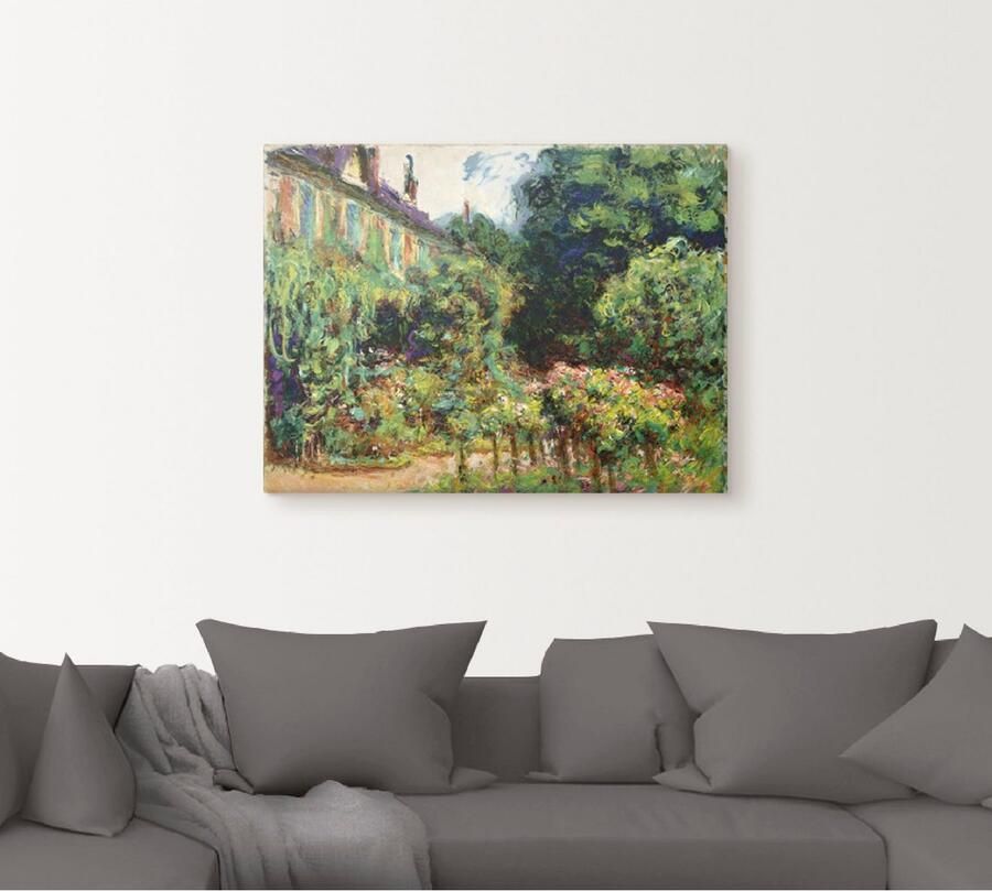 Artland Artprint op linnen Het huis van de kunstenaar in Giverny. 1913 - Foto 4