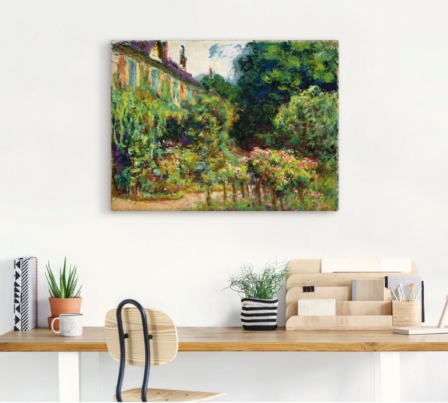 Artland Artprint op linnen Het huis van de kunstenaar in Giverny. 1913 - Foto 3