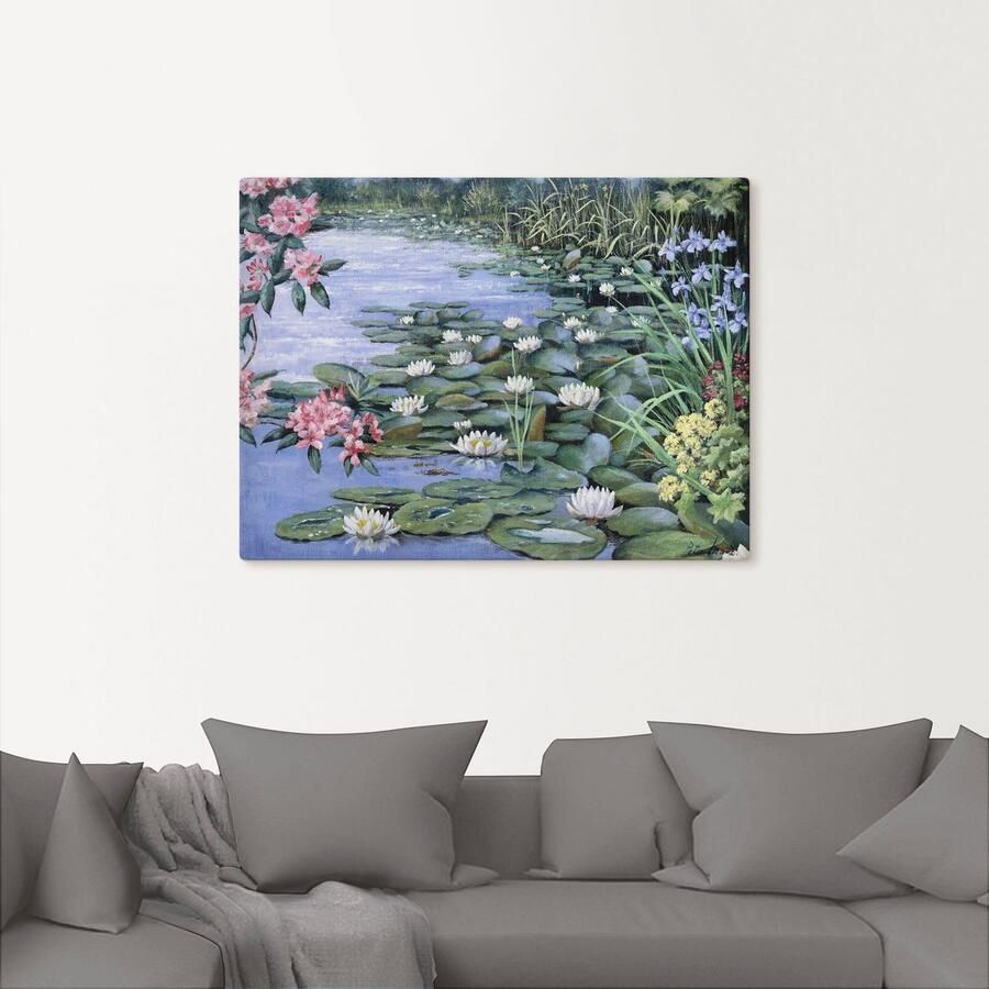 Artland Artprint op linnen Het meer - Foto 2