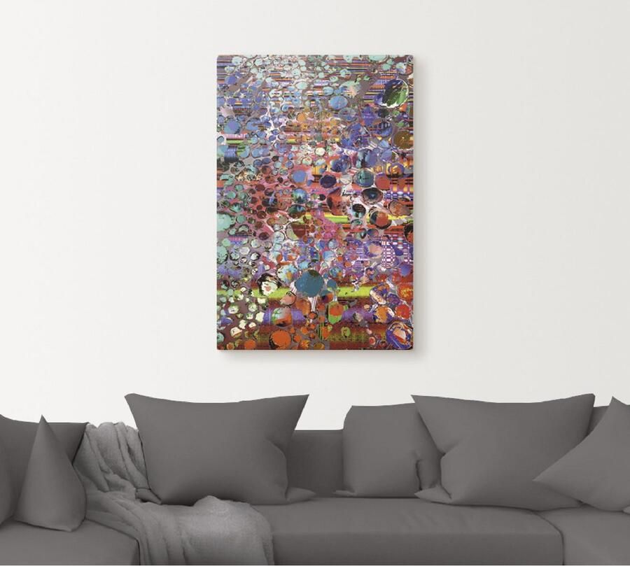 Artland Artprint op linnen Houten hoogland gespannen op een spieraam - Foto 5