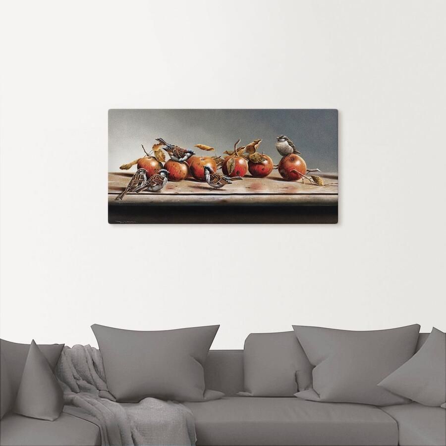 Artland Artprint op linnen Huis mussen II