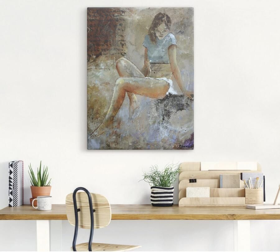 Artland Artprint op linnen Jong meisje - Foto 4