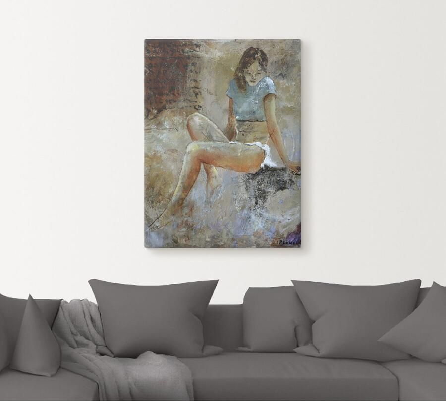 Artland Artprint op linnen Jong meisje - Foto 5