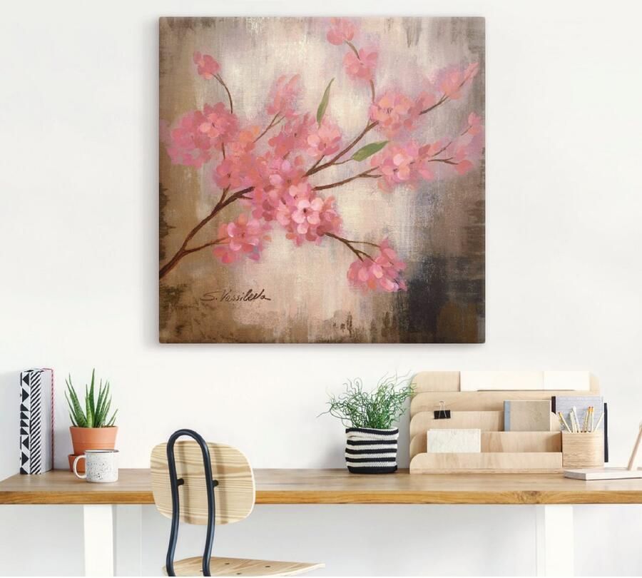 Artland Artprint op linnen Kersenbloesem I - Foto 4