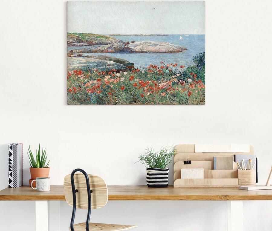 Artland Artprint op linnen Klaproos Isles of Shoals. 1891 - Foto 5