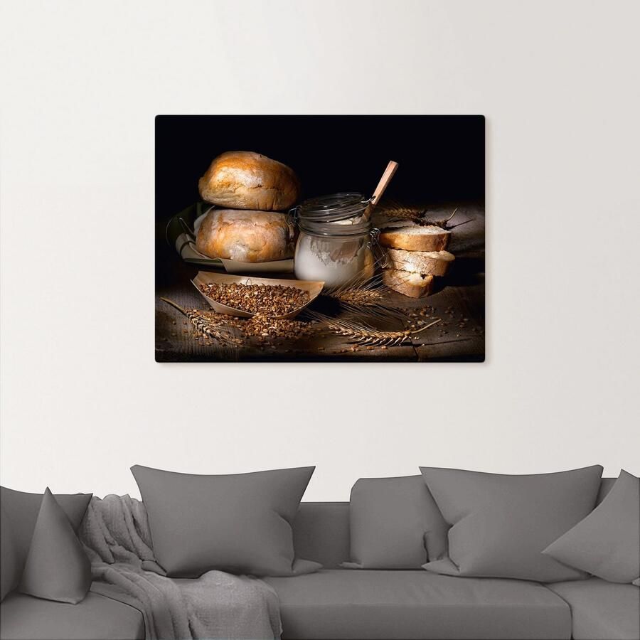 Artland Artprint op linnen Landbroden en graan stilleven - Foto 2
