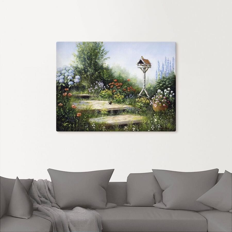Artland Artprint op linnen Liederen van de vogels