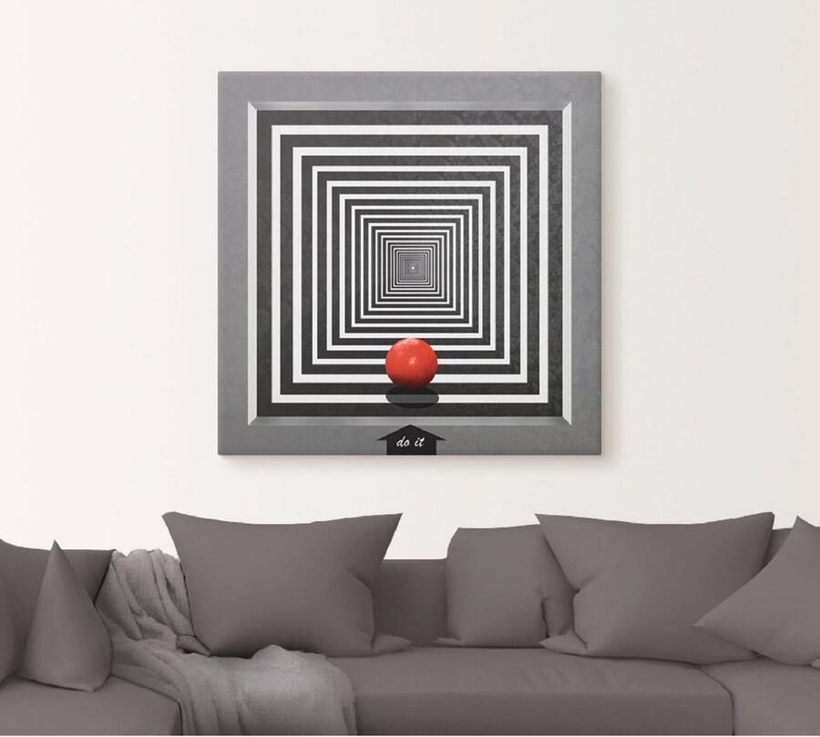 Artland Artprint op linnen Maak het gespannen op een spieraam - Foto 4