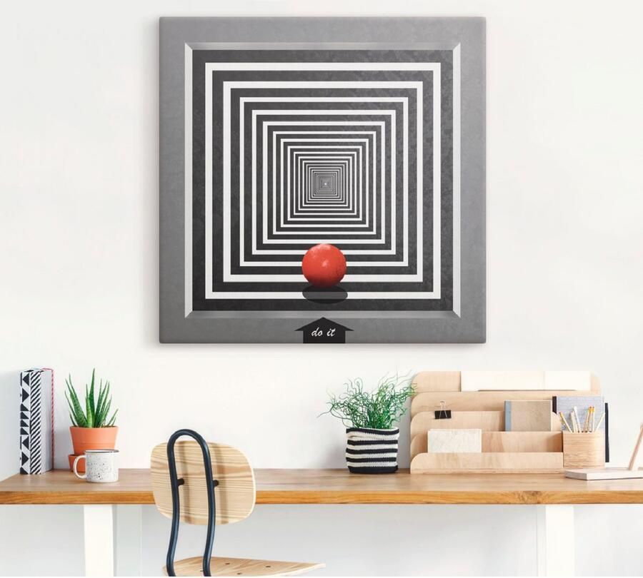 Artland Artprint op linnen Maak het gespannen op een spieraam - Foto 3