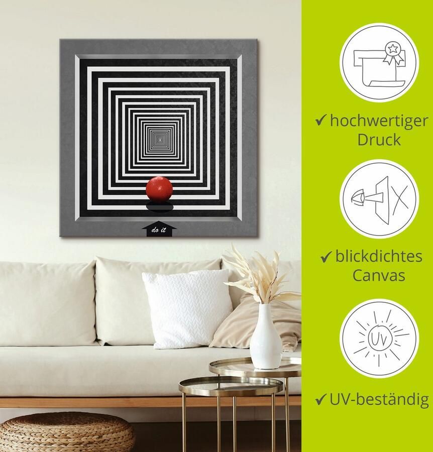 Artland Artprint op linnen Maak het gespannen op een spieraam - Foto 2