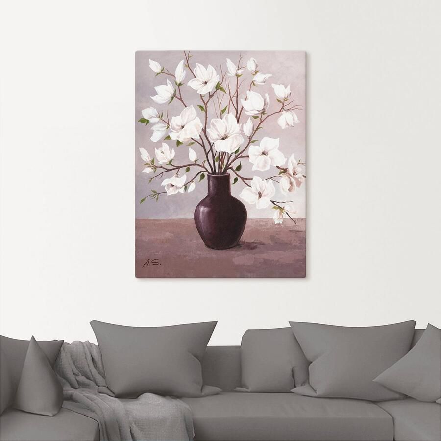 Artland Artprint op linnen Magnolia's - Foto 2