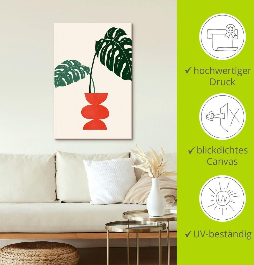 Artland Artprint op linnen Mooie dagen gespannen op een spieraam - Foto 3