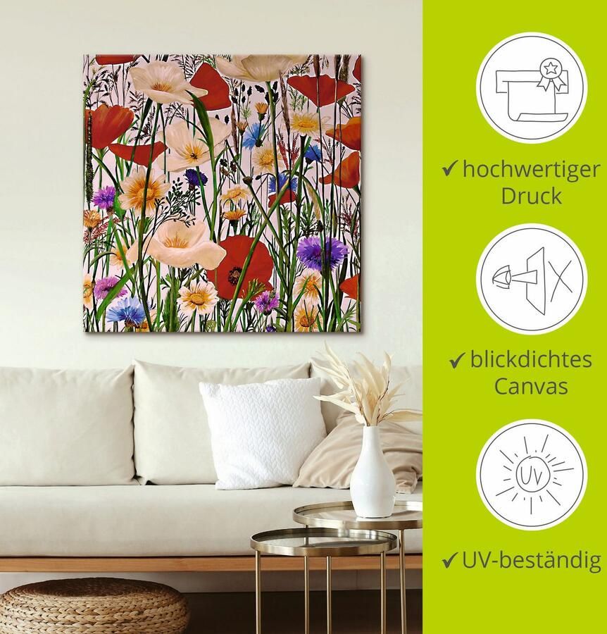 Artland Artprint op linnen Multicolour en natuurlijk - Foto 3