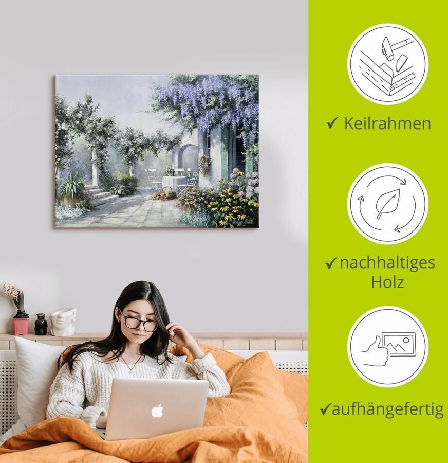 Artland Artprint op linnen Natuurlijke magie gespannen op een spieraam - Foto 2