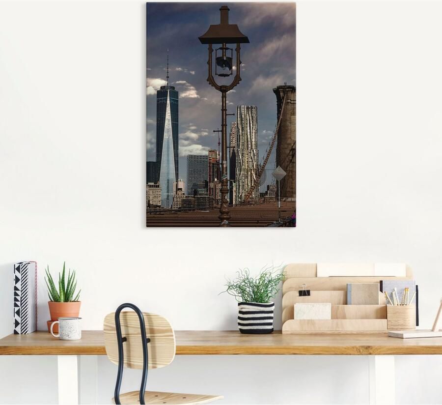 Artland Artprint op linnen New York One World Trade center - Foto 4