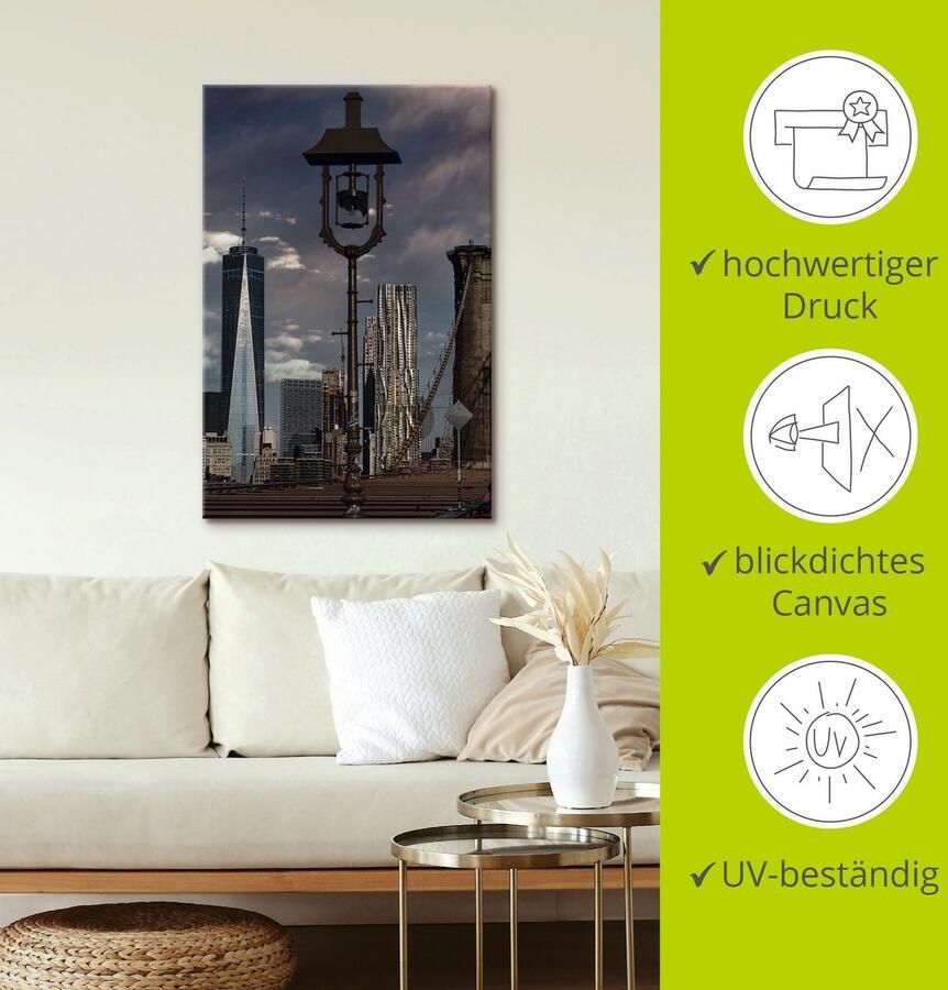 Artland Artprint op linnen New York One World Trade center - Foto 3