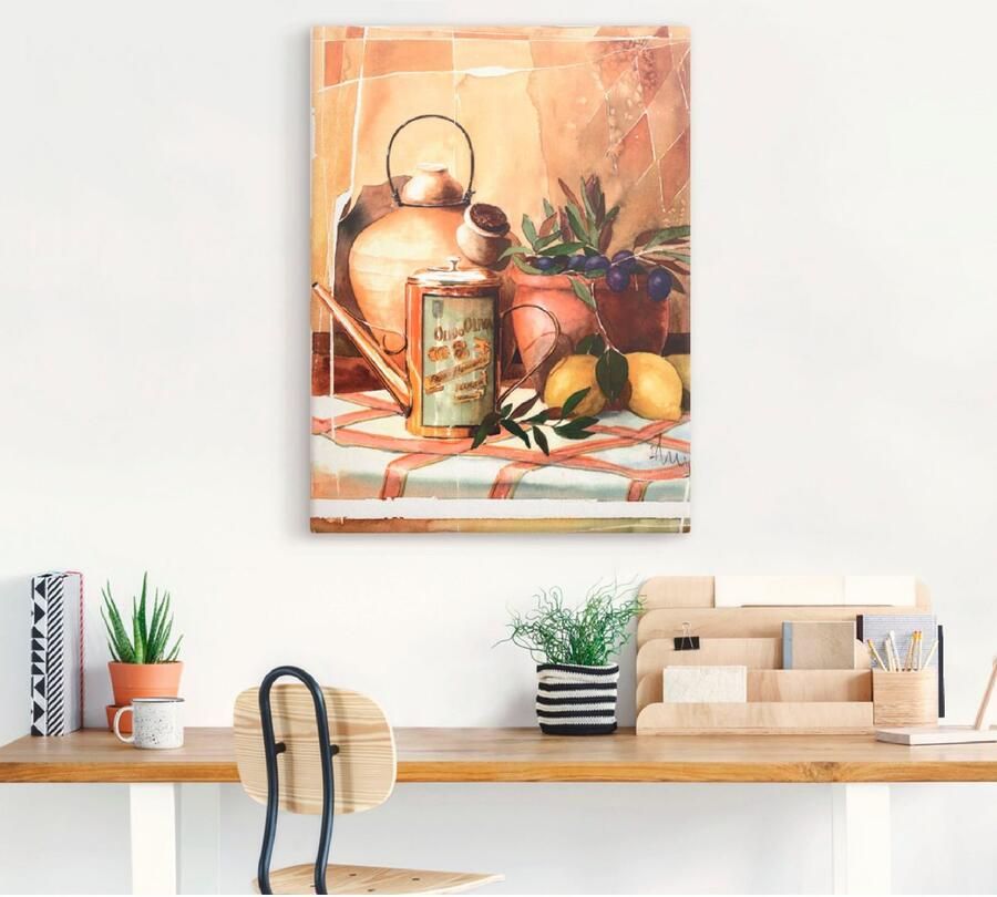 Artland Artprint op linnen Olijfolie gespannen op een spieraam - Foto 3