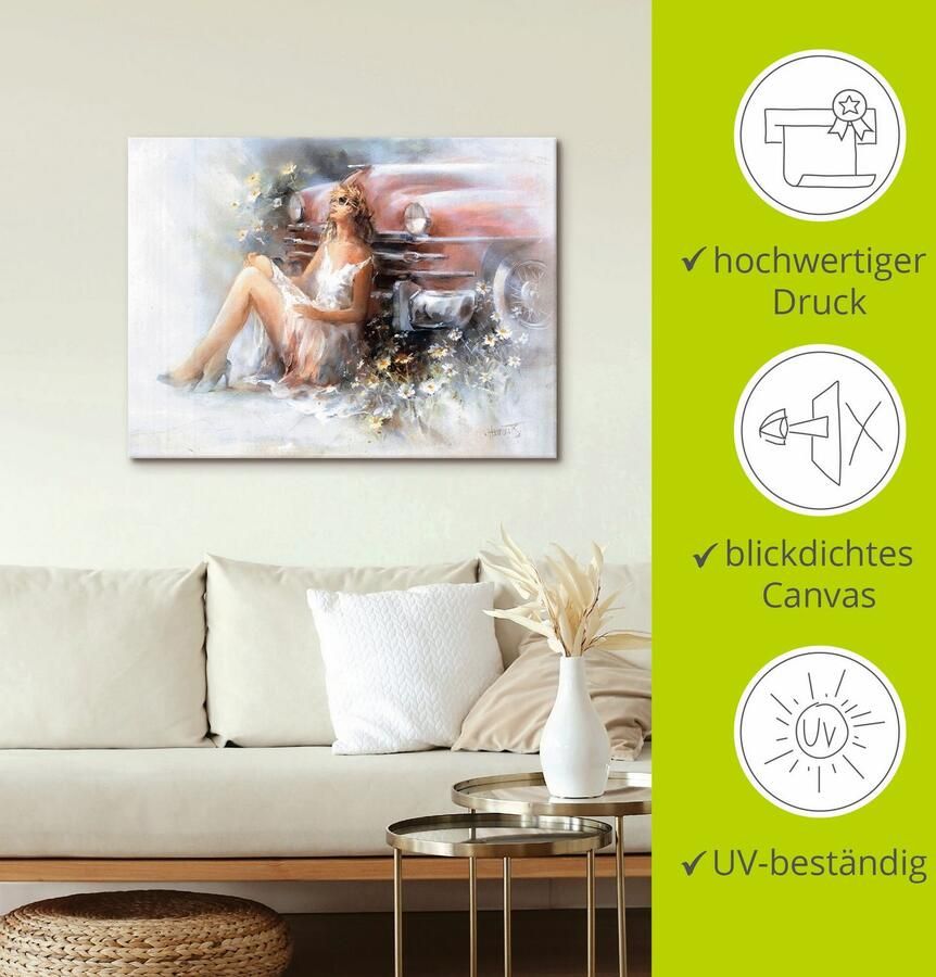 Artland Artprint op linnen Ontspannen - Foto 2