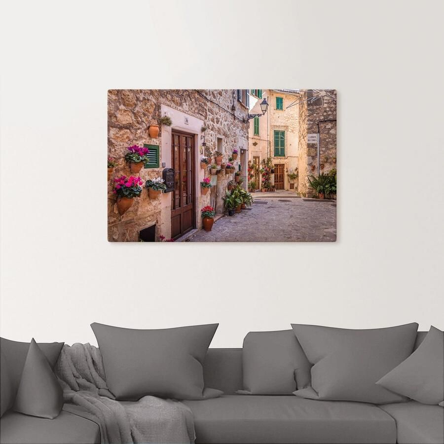 Artland Artprint op linnen Oude stadsgang in Valldemossa II - Foto 2