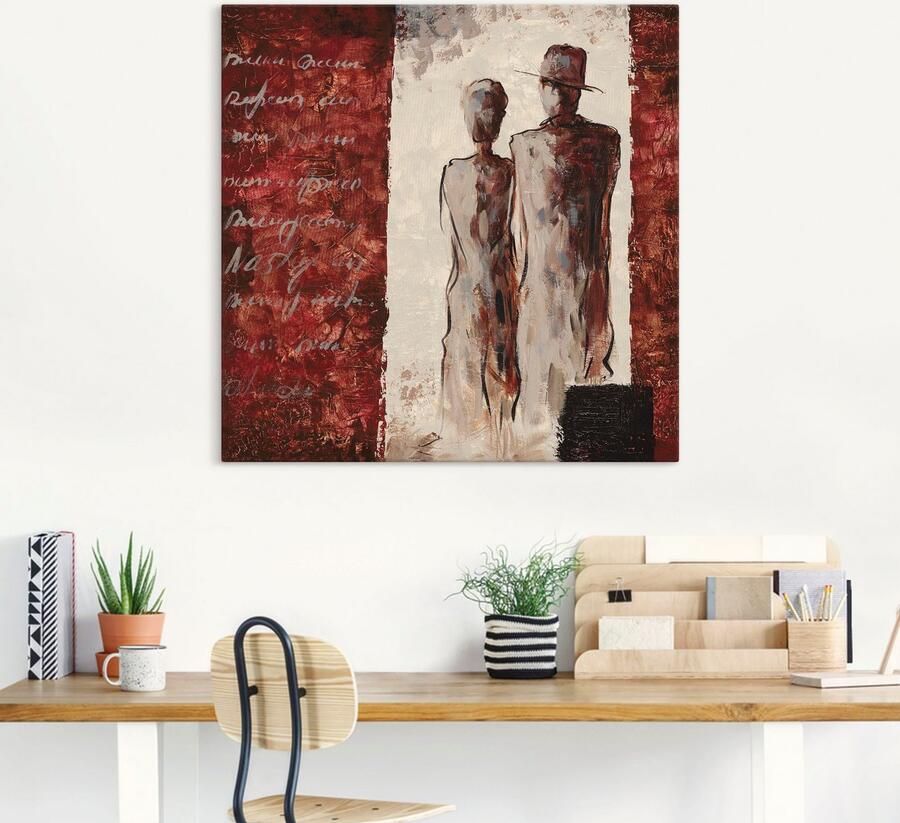 Artland Artprint op linnen Paar gespannen op een spieraam - Foto 4