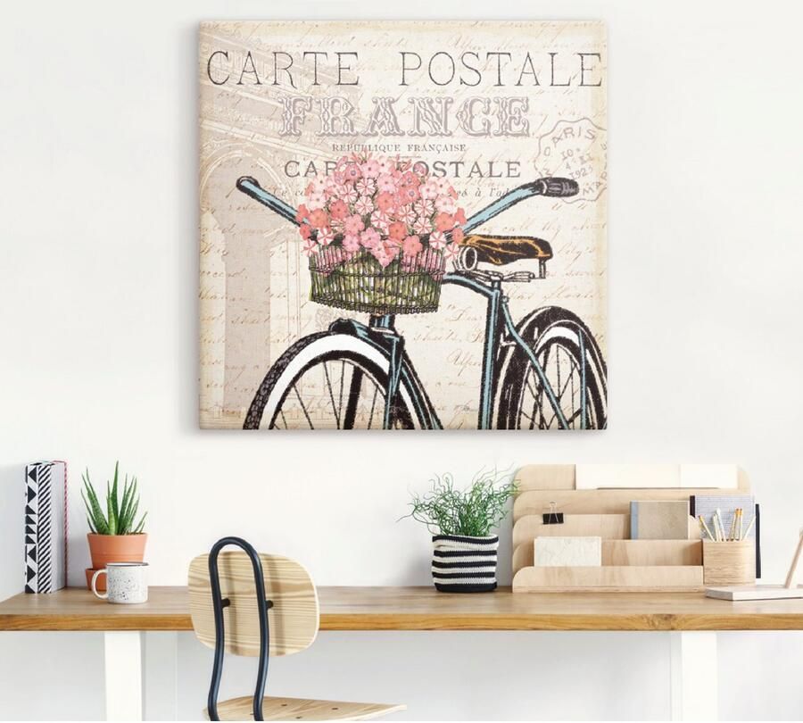 Artland Artprint op linnen Parijs Trip II gespannen op een spieraam - Foto 3