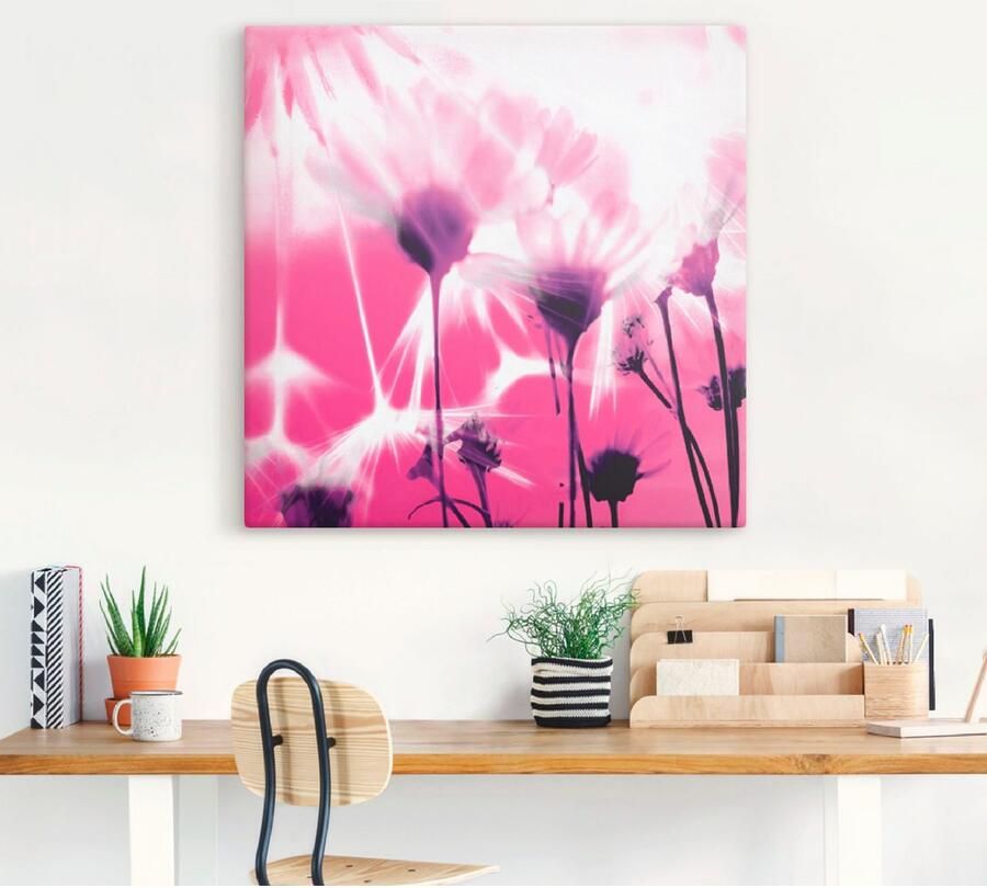 Artland Artprint op linnen Pluizenbol abstract gespannen op een spieraam - Foto 3