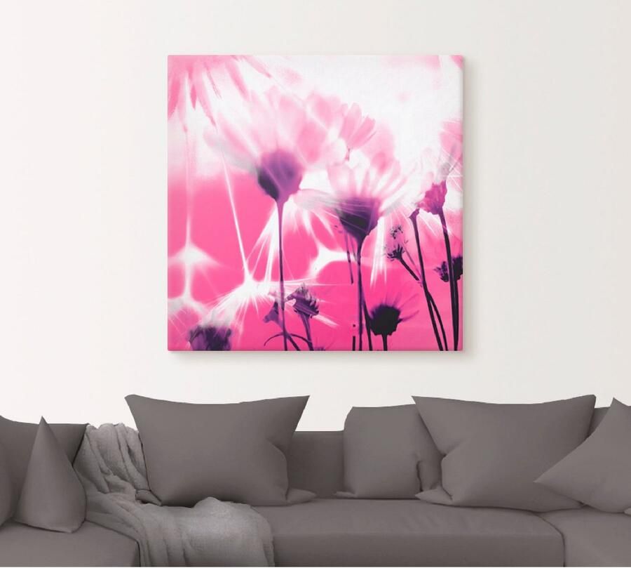 Artland Artprint op linnen Pluizenbol abstract gespannen op een spieraam - Foto 4