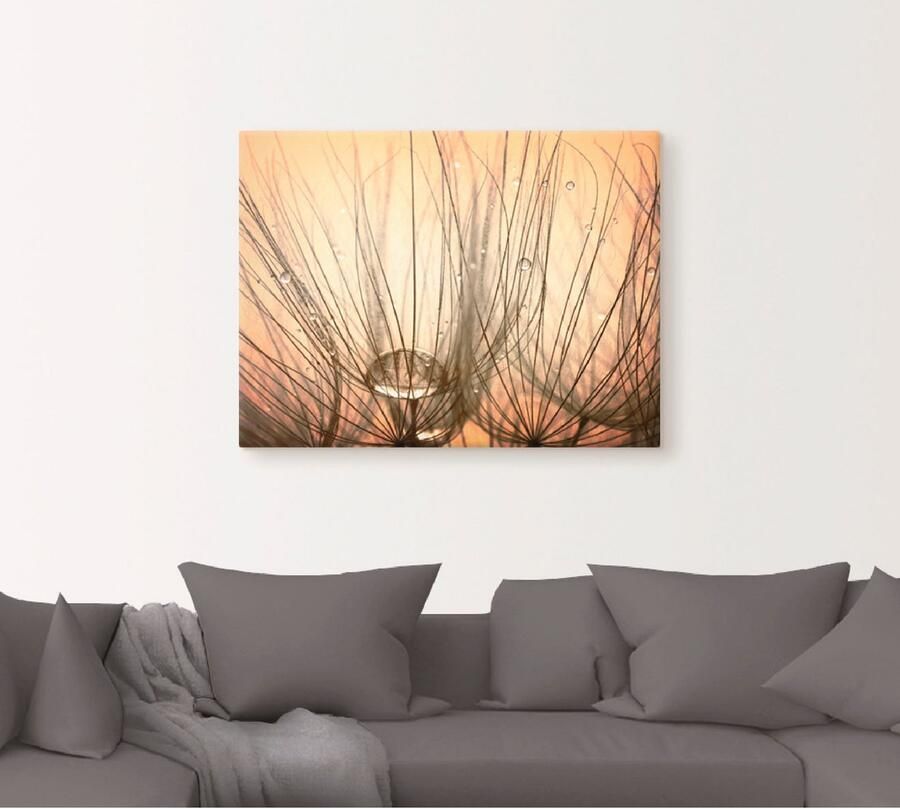 Artland Artprint op linnen Pluizenbol I gespannen op een spieraam - Foto 4