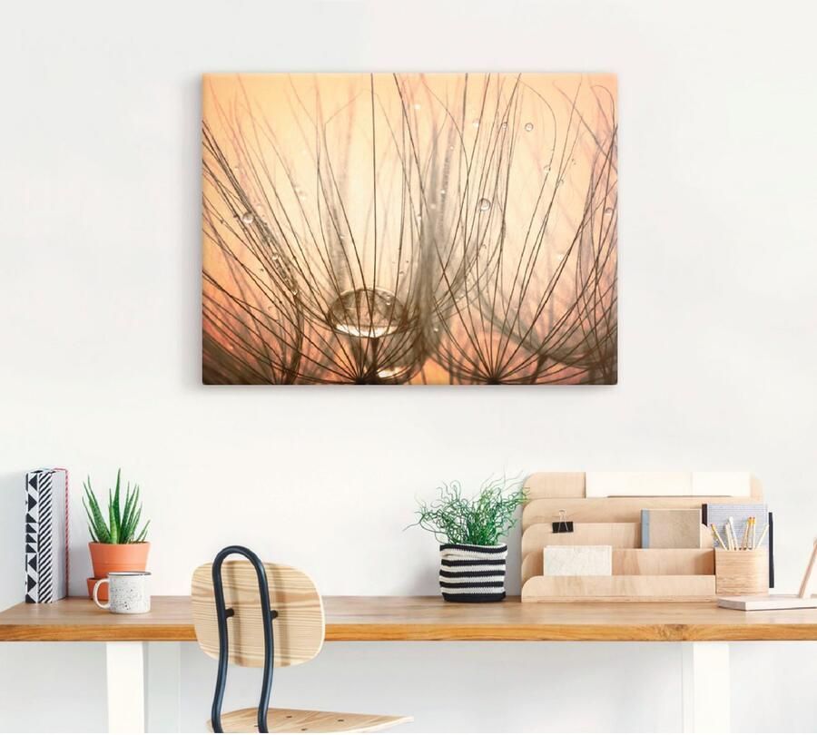 Artland Artprint op linnen Pluizenbol I gespannen op een spieraam - Foto 3