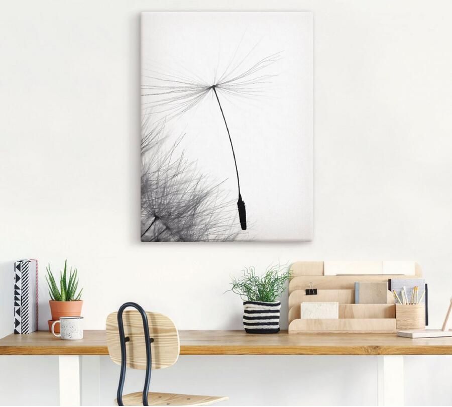 Artland Artprint op linnen Pluizenbol laatste steun gespannen op een spieraam - Foto 5