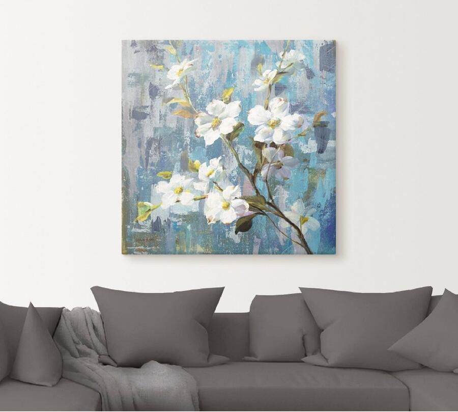 Artland Artprint op linnen Prachtige magnolia II - Foto 5