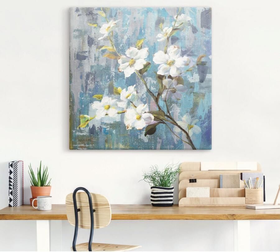 Artland Artprint op linnen Prachtige magnolia II - Foto 4