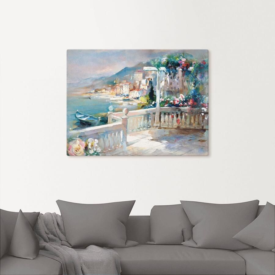 Artland Artprint op linnen Prachtige omgeving