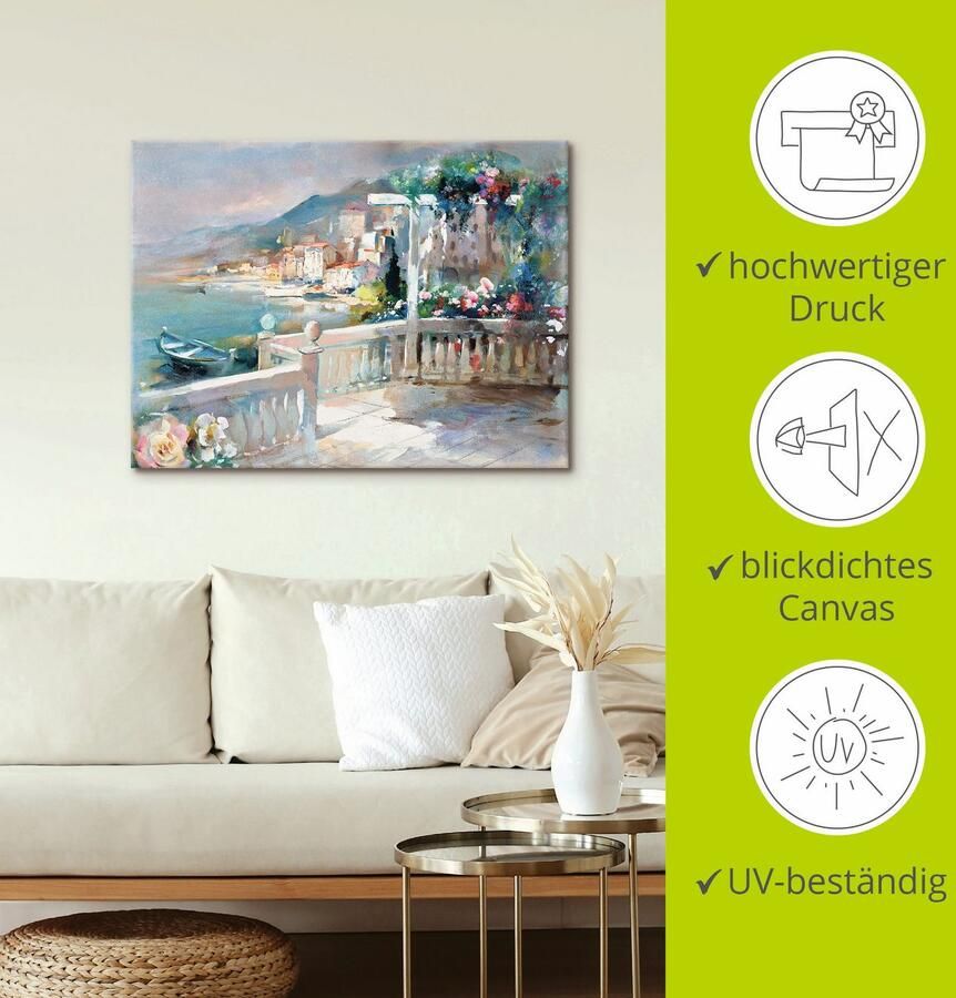 Artland Artprint op linnen Prachtige omgeving - Foto 3