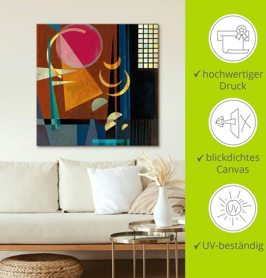 Artland Artprint op linnen Scherp-rustig. 1927 gespannen op een spieraam - Foto 2